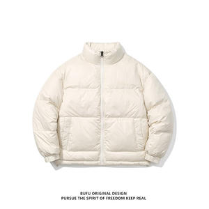 Veste d'hiver décontractée en coton rembourrée pour hommes, <span class=keywords><strong>manteau</strong></span> court en coton rembourré - Product Image 5