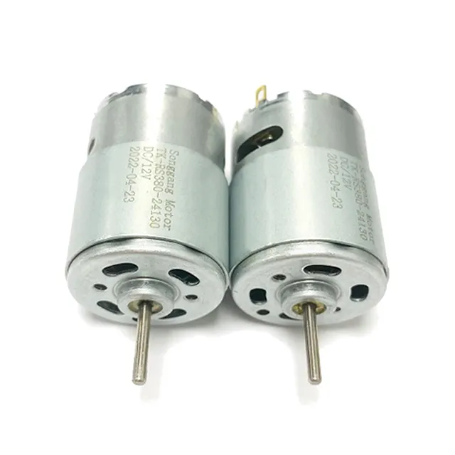 Mini Electric DC Motor RS-380SH Vacuum Cleaner Motor 6V 12V 24Volts high speed Customisable