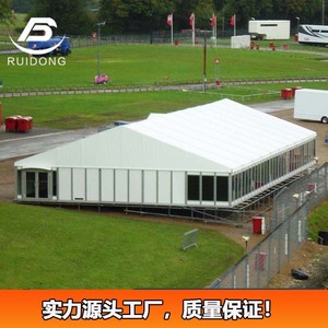 Carpa de Exhibición Grande, Rectangular, con Cubierta de PVC, Estructura de Aluminio, Impermeable, para Todas las Estaciones, Carpa de Almacenamiento para Exteriores - Product Image 5