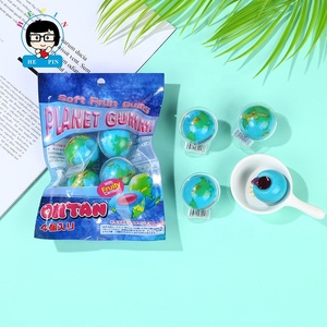 แยมผลไม้สำหรับเด็กขนมเยลลี่ลูกอมรูปดาวเคราะห์นุ่มสั่งฮาลาลสินค้า OEM - Product Image 1