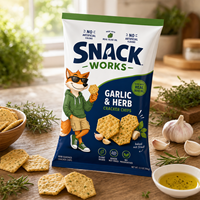 Sacs d'emballage plats composites personnalisés GoodLuck en PET+VMPET+PE de qualité alimentaire pour sachets de snacks, chips et produits numériques