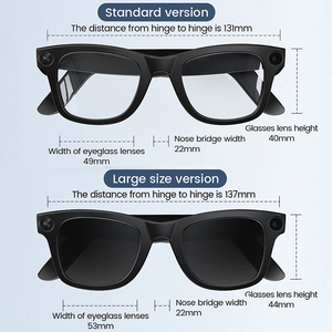 Tamaño S L E03 moda deporte al aire libre Audio gafas de sol Wi-Fi transmisión foto Video grabadora HeyCyan 800W Cámara AI gafas inteligentes - Product Image 4