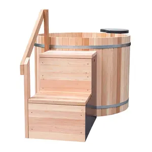 Alpha 2 sauna pessoa Qualidade Cedro Japonês Banheira de Água Quente