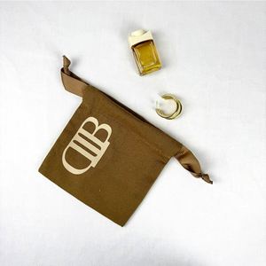 Bolsa de Algodón Orgánico con Cordón, Reutilizable, para Almacenamiento, Embalaje de Regalos, Joyería, Certificación GOTS, para Manualidades y Pegatinas - Product Image 3