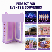Pinza para el pelo Kpop BT de moda, pinza acrílica para el pelo, accesorios para el pelo de colección para conciertos y uso diario, personalizable al por mayor