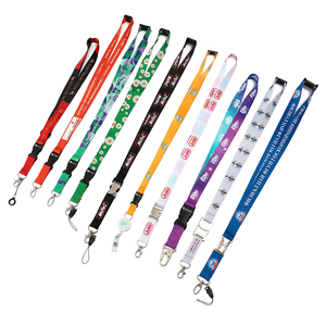 Printed <b>Polyester</b> <b>Lanyard</b> with Detachable Clips Comfortable Soft Neck <b>Lanyard</b> with ID Badge Holder for Nurse Doctor Healthcare - Product Image 1