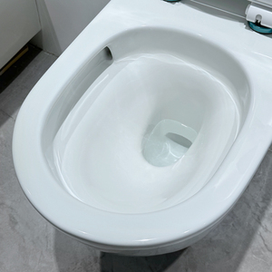 Offre Spéciale <span class=keywords><strong>WC</strong></span> sanitaires en céramique une pièce UF housse de siège doux-fermé chasse d'eau tornade mur suspendu toilette puissance rinçage CE salle de bain - Product Image 5