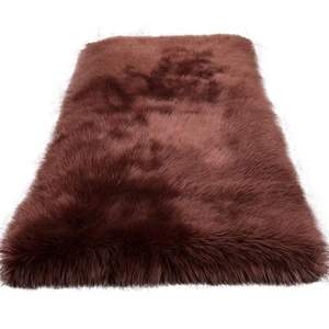 Mùa Đông Ấm Áp Lông Mềm Thảm Sàn Fluffy Plush Đệm Thảm Không Trượt Cho Phòng Ngủ Và Phòng Khách - Product Image 6