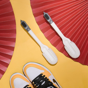 Multi Functional <b>Soft</b> Bristled <b>Shoe</b> Brush With Long Handle For White <b>Shoes</b> Cleaning - Product Image 2