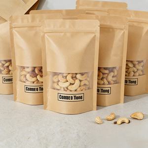 Bolsa de Papel Kraft Clásica Impresa Personalizada con Cinta |   Empaque Biodegradable y Ecológico con Cierre Hermético para Almacenamiento de Alimentos - Product Image 2