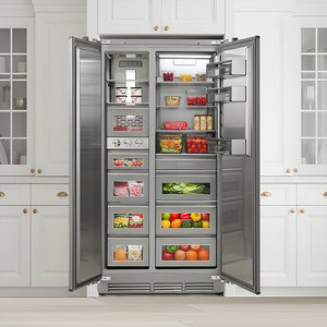 455L 36Inch Built in <b>Refrigerator</b> Side-by-side Frost Free Stainless Steel Energy Efficient Household & Hotel Kitchen Appliance 9 - Product Image 1