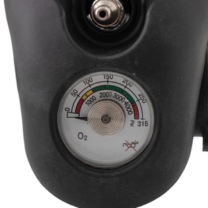 Válvula integrada LOVTEC, cilindro médico de oxígeno y gas, válvula integrada con puerto de llenado CGA540 con mini salida - Product Image 2