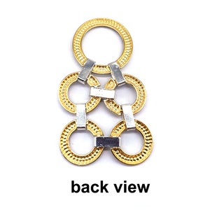 2024 nuevo caliente Aurore Boreale Cristal Diamantes de imitación accesorios de baño Aleación de Metal círculo Bikini conector anillo hebillas cinturones bolsas - Product Image 2