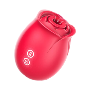 Rose Dildo Vibrator Verbesserte Spielzeug für Erwachsene 12 Vibrations modi Frauen Klitoris Nippel Sauger G-Punkt Vibratoren Frau Paare Adult Sex - Product Image 1