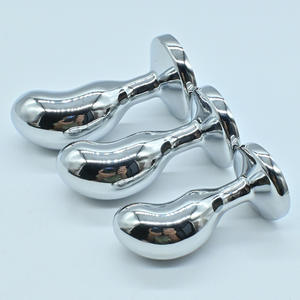 خرزات توسيع شرجية للبالغين من الجنسين، سدادات شرجية معدنية كبيرة، ألعاب جنسية BDSM، مجوهرات شرجية - Product Image 2