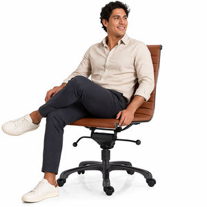 Synthetic Leather Modern Armless <strong>Office</strong> <strong>Chair</strong> No <strong>Arms</strong> for Hotel Use RF-S075W - Product Image 5