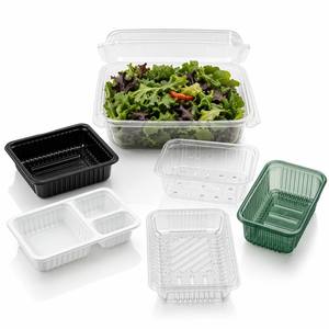 Kotak Plastik Transparan untuk Toko Roti, Wadah Thermoform PET PP PS, Layanan Pemotongan, Display Kue Donat Pastry, Model Uplastech yang Dapat Disesuaikan - Product Image 1