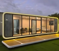 M Custom Maison Conteneur Modulaire Préfabriquée en Acier, Cabine Apple, Pod de Bureau, Hôtel, Micro-capsule Pliante, Installation Rapide, Espace de Vie