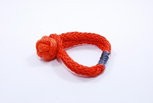 HYROPES polymère récupération corde véhicule tout-terrain Treuil ceinture tressage outil doux manille corde usine - Product Image 2