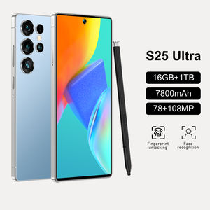 Venta al por mayor de smartphone S25ultra 5G con procesador de diez núcleos desbloqueado y soporte de desbloqueo por huella dactilar de alta sensibilidad en francés - Product Image 2