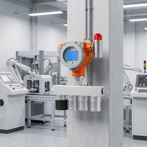 เครื่องตรวจจับก๊าซอุตสาหกรรมแบบ 4-in-1 ได้รับการรับรองมาตรฐาน ATEX CE สำหรับตรวจจับก๊าซ CH4 O2 CO H2S NH3 VOC - Product Image 1