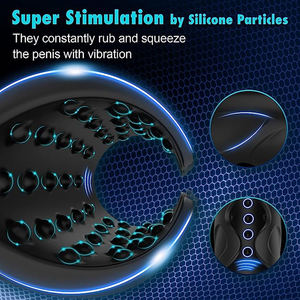 Entraîneur de pénis, masturbateur masculin, stimulateur oral, jouets sexuels oraux, vagin de poche, chatte avec 10 modes de vibration puissants - Product Image 3