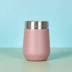 Nuevo 12OZ color personalizable y Loge Taza de acero inoxidable Vaccuum botella en forma de huevo con tapa - Product Image 2