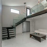 Marchepied en aluminium droit à vente chaude, escalier en colimaçon vintage en métal, escalier en colimaçon extérieur