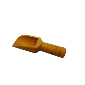 Cuillère doseuse en bois écologique faite à la main avec une capacité de 10 ml/20 ml/30 ml et une longue poignée pour le café, le sel de bain et les aliments secs - Product Image 3