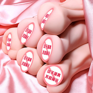 Seductive Little Famous Instrument Combination Silicone <b>TPE</b> Manual Masturbator For Adults Flesh Color Real Touch Feeling - Product Image 2