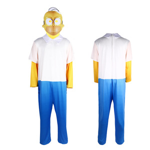 Ensemble de costumes de cosplay Les Simpsons - Tenues de déguisement de <span class=keywords><strong>Homer</strong></span>, <span class=keywords><strong>Marge</strong></span>, Bart <span class=keywords><strong>et</strong></span> Lisa - Product Image 3