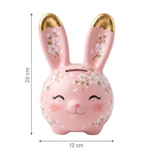 Hucha de Ahorro Personalizada para Niños, Caja de Dinero con Diseño de Conejo, Venta al por Mayor de Fábrica, Regalo de Cumpleaños para Niños - Product Image 6