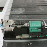Routeur CNC 3D rotatif 4 axes 1325 avec table à vide, machine de travail du bois CNC 1325 pour pieds de table