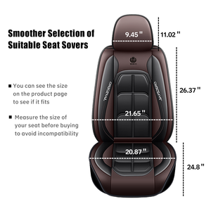 Coprisedili in Pelle Xiangta per Auto, Versione 3D di Lusso, Set Completo per la Maggior Parte delle Auto e SUV - Product Image 5