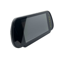 Moniteur de rétroviseur de voiture couleur TFT AHD 7 pouces FVC-07B avec caméra de recul, télécommande et carte SD - Système de stationnement pour véhicule