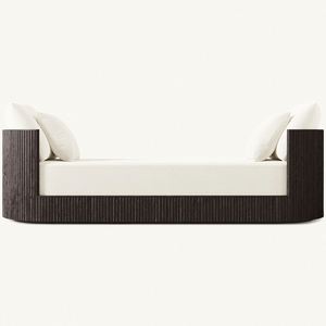Cama de Pared Moderna de Madera Maciza con Tapicería de Tela para Dormitorio, Apartamento - Diseño de Lujo - Product Image 4