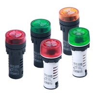 AD16-22SM Avertisseur sonore et lumineux stroboscopique, alarme sonore intermittente, voyant lumineux LED clignotant