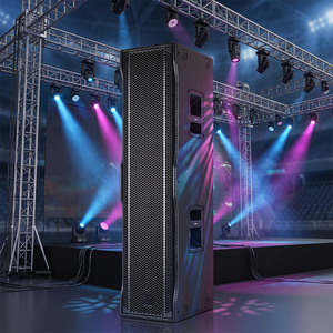 Enceinte colonne active NXL 44-A 700W RMS 1400W Peak, 3×10"+1.4" Neo 135dB, en contreplaqué de bouleau, pour DJ extérieur - Product Image 1