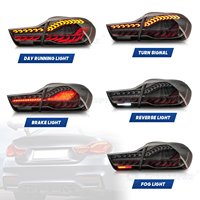 Luces Traseras LED HCMOTIONZ USA Stock 2014-2020 para BMW Serie 4 M4 F32 F82 F33 F36 GTS Estilo OLED Transparente con Secuenciación de Encendido y Niebla