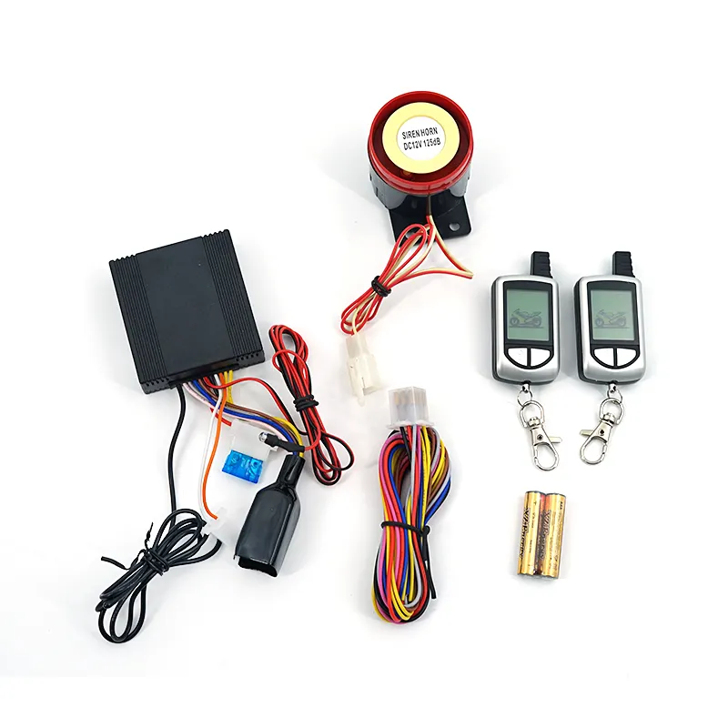 Universele 2 Weg Auto Alarm Motorfiets Auto Alarm Twee Manier 3000M Auto Alarm Systeem 2 Manier