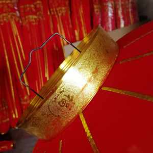 Spring Festival Red <b>Lantern</b> Balcony Outdoor Waterproof Silk Advertising Wedding Festival New Year Festive Decoration <b>Lamp</b> - Product Image 4