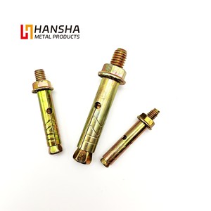 Anclaje <span class=keywords><strong>de</strong></span> Acero al Carbono con Casquillo, Expansión Métrica/Imperial ASTM, Tapa <span class=keywords><strong>de</strong></span> Expansión para Fijación en Construcción con Resistencia al Cizallamiento <span class=keywords><strong>8</strong></span>.<span class=keywords><strong>8</strong></span> - Product Image 2
