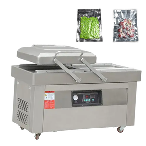 Machine d'emballage sous vide automatique à double chambre DZ400 certifiée CE pour aliments - Product Image 1