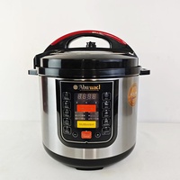 Autocuiseur Électrique Multifonction de Grande Capacité 6L 1000W pour Usage Domestique, En Stock et de Haute Qualité