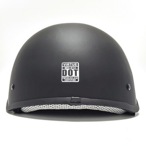 <span class=keywords><strong>Casque</strong></span> de moto électrique rétro pour homme et femme, demi-<span class=keywords><strong>casque</strong></span> avec design d'été, certifié DOT/CCC - Product Image 4