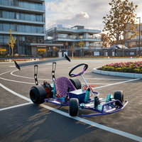 Kart électrique 4x4 Crazy Drifting pour adultes, usage extérieur, avec double freinage, châssis XL, 70 km/h