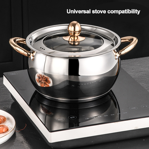 Ensemble de casseroles en acier inoxydable de 12 pièces, classique, léger, durable, antiadhésif, écologique, résistant au <span class=keywords><strong>four</strong></span>, personnalisé en gros - Product Image 6