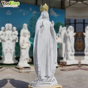 Statue <span class=keywords><strong>de</strong></span> <span class=keywords><strong>mère</strong></span> bénie en marbre grandeur nature pour les églises - Product Image 5
