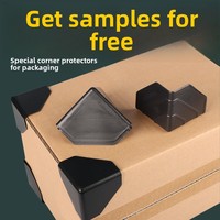 Boîtes en carton pour logistique transfrontalière avec protège-coins en plastique à angle droit (35, 50, 60, 80, 60*20, 60*50, 75*50)