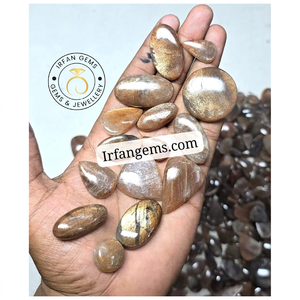 Piedra de Coco Sunstone de Primera Calidad, 100% Natural, Cabujón de Coco Sunstone, Gema Suelta para Joyería, Precio al por Mayor - Product Image 1